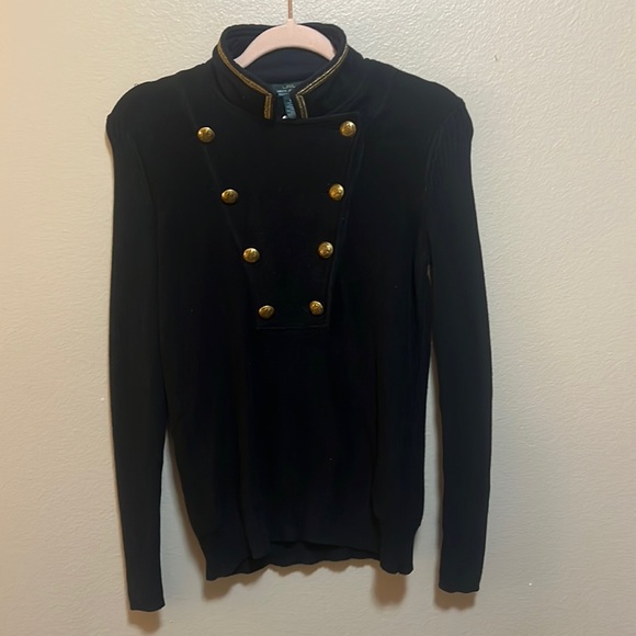 Ralph Lauren Sweaters - Vintage ralph Lauren LRL “Lauren jeans co” military sweater